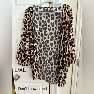 Leopard Print Women's Blouse